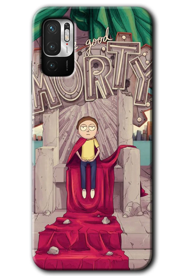 Poco M3 Pro Kılıf HD Desen Baskılı Arka Kapak - Morty