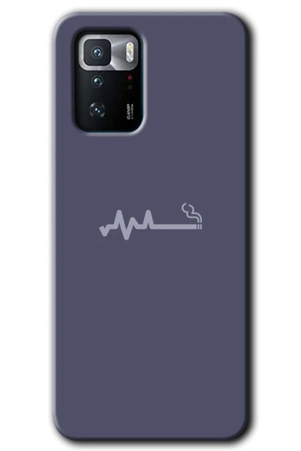 Poco x3 GT Kılıf HD Desen Baskılı Arka Kapak - Sigara Zararlıdır