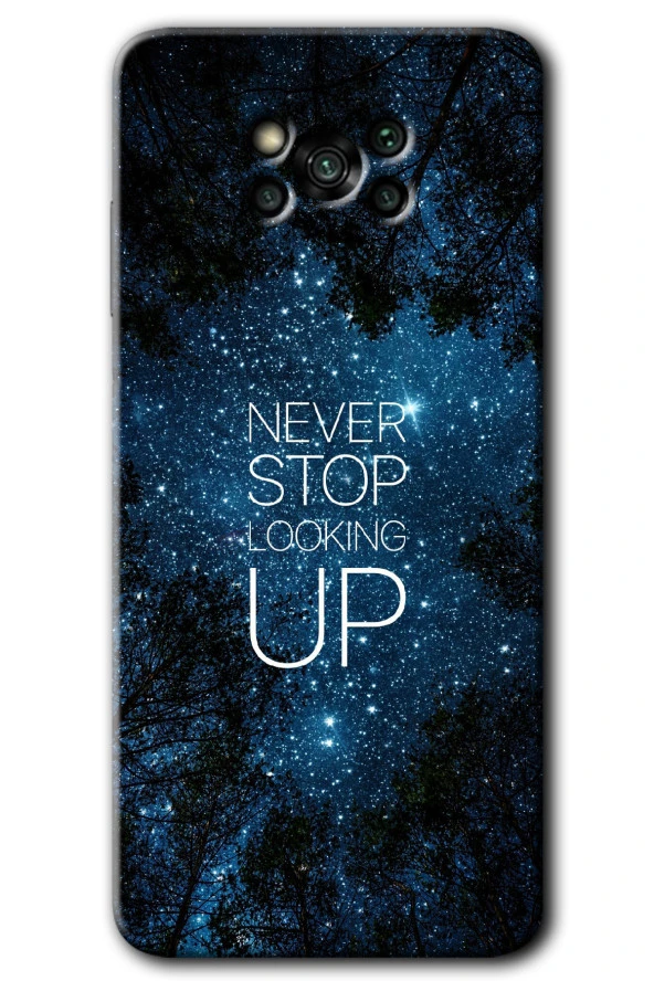 Poco x3 NFC Kılıf HD Desen Baskılı Arka Kapak - Stars Wallpaper