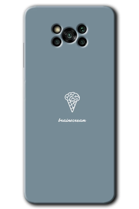Poco x3 Pro Kılıf HD Desen Baskılı Arka Kapak - Beyin Gıdası