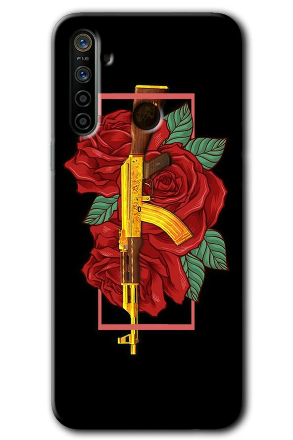 Realme 5i Kılıf HD Desen Baskılı Arka Kapak - Bedel