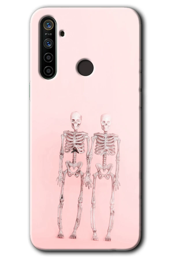 Realme 6i Kılıf HD Desen Baskılı Arka Kapak - Yaşayan Çift