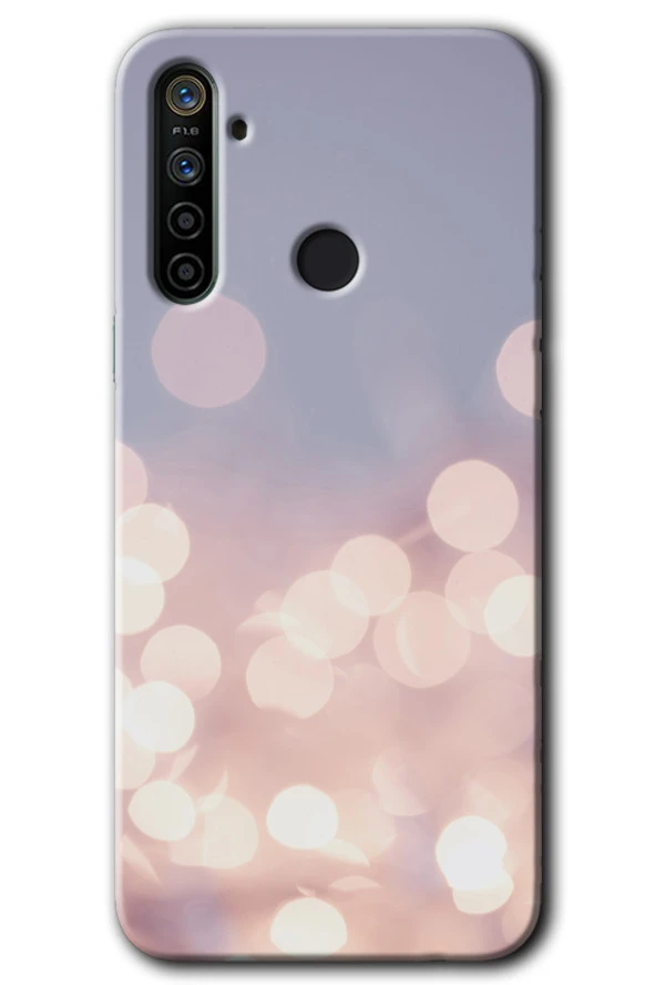 Realme 6i Kılıf HD Desen Baskılı Arka Kapak - Blur Lights