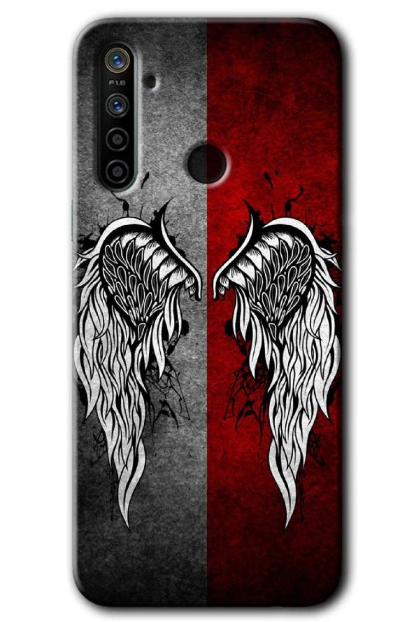 Realme 6i Kılıf HD Desen Baskılı Arka Kapak - Lucifer