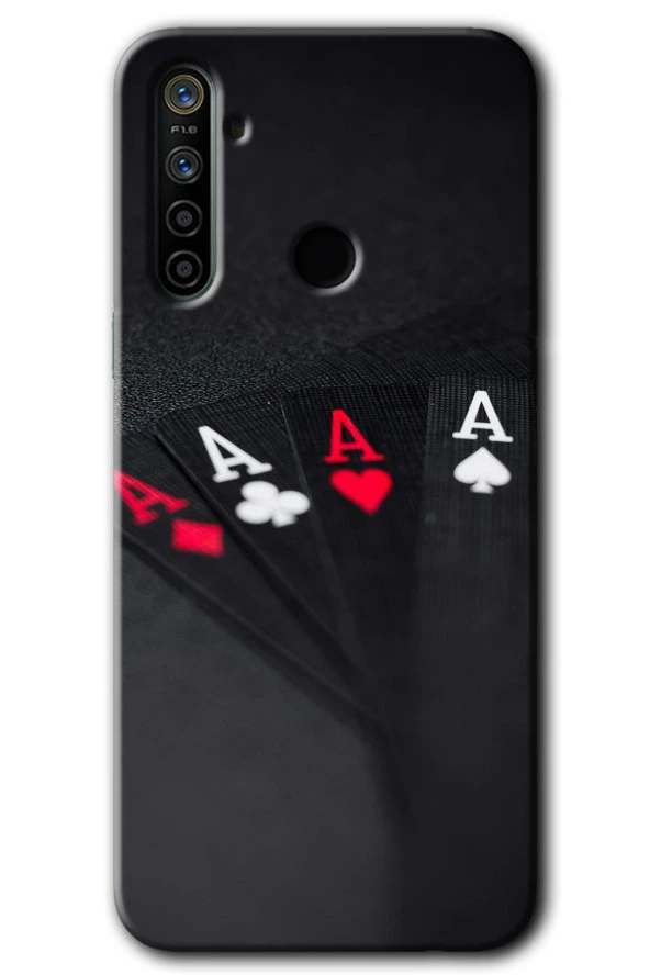 Realme 6i Kılıf HD Desen Baskılı Arka Kapak - Full As
