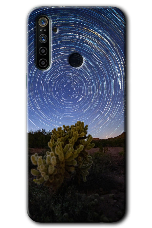 Realme 6i Kılıf HD Desen Baskılı Arka Kapak - Eclipse Sky