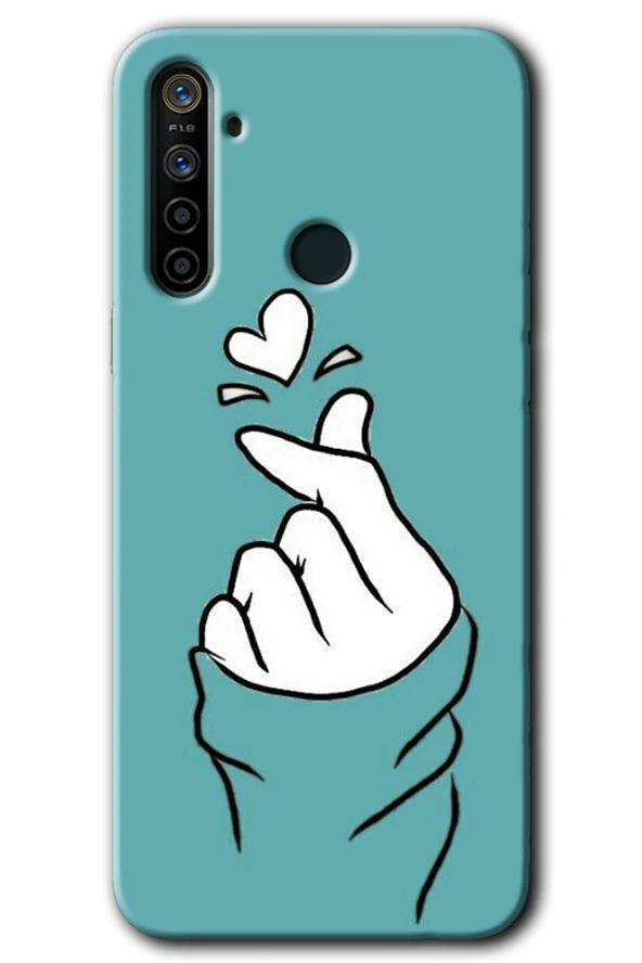 Realme 6i Kılıf HD Desen Baskılı Arka Kapak - Mutluluk