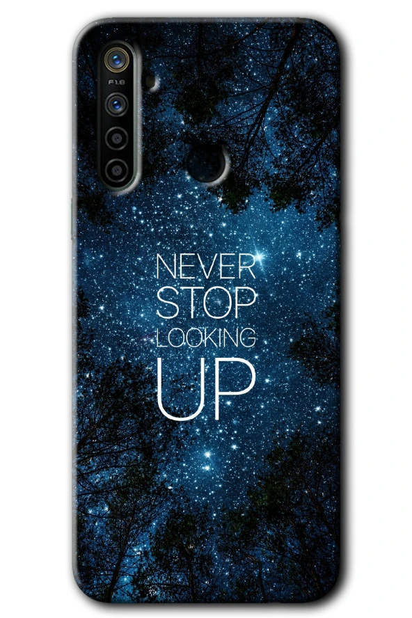 Realme 6i Kılıf HD Desen Baskılı Arka Kapak - Stars Wallpaper