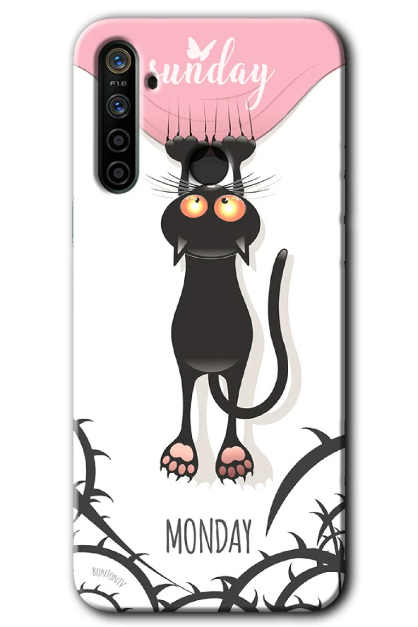 Realme 6i Kılıf HD Desen Baskılı Arka Kapak - Dark Sunday
