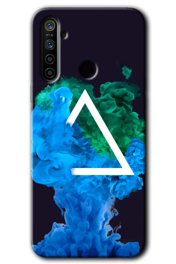 Realme 6i Kılıf HD Desen Baskılı Arka Kapak - İnk Clot