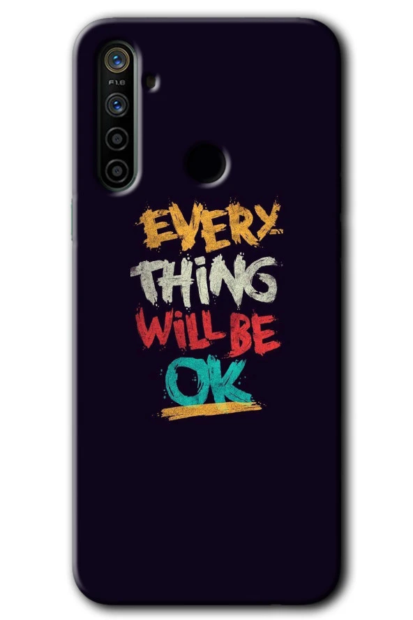 Realme 6i Kılıf HD Desen Baskılı Arka Kapak - Everything