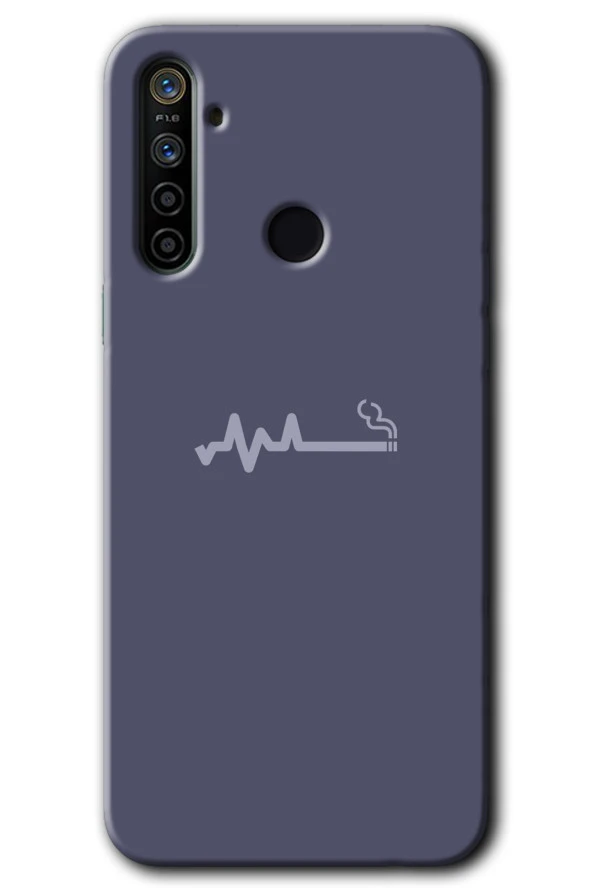 Realme 6i Kılıf HD Desen Baskılı Arka Kapak - Sigara Zararlıdır