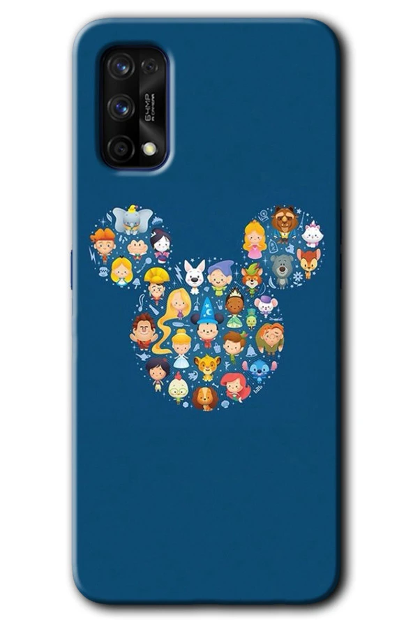 Realme 7 Pro Kılıf HD Desen Baskılı Arka Kapak - Mickey