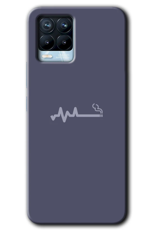Realme 8 Pro Kılıf HD Desen Baskılı Arka Kapak - Sigara Zararlıdır