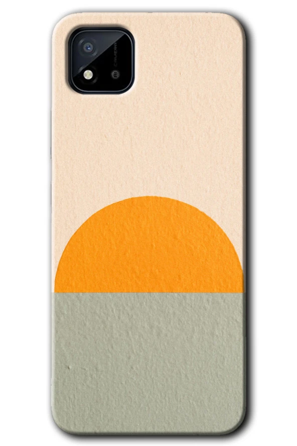 Realme C11 Kılıf HD Desen Baskılı Arka Kapak - Color Wall