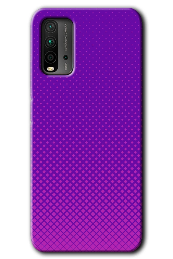 Redmi 9T Kılıf HD Desen Baskılı Arka Kapak - Semantic