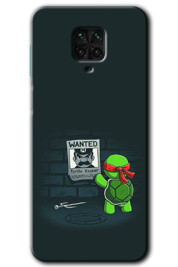 Redmi Note 9 Pro Kılıf HD Desen Baskılı Arka Kapak - Kaplumbağa Avcısı