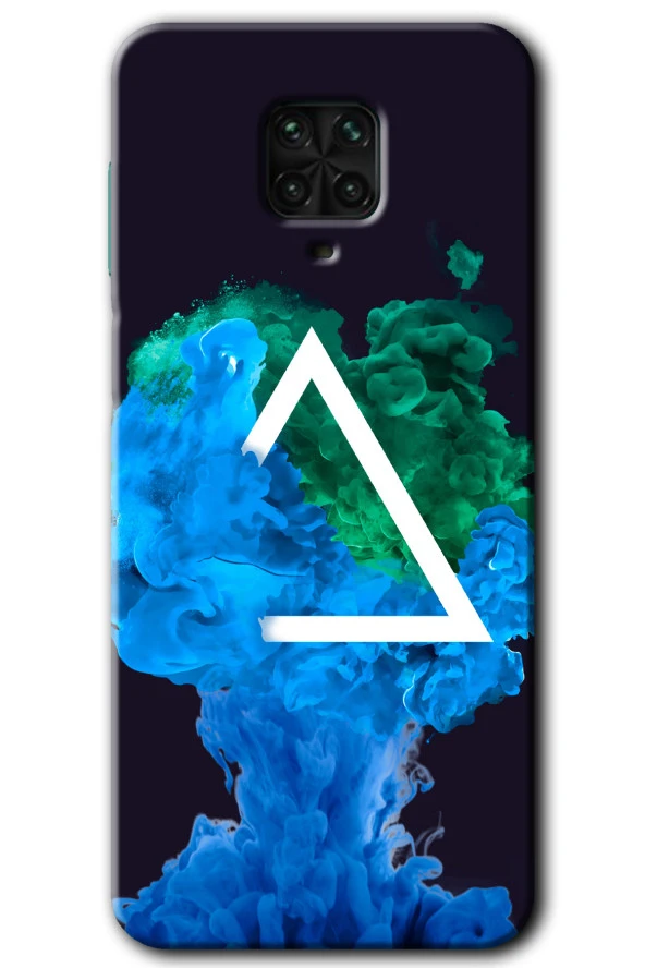 Redmi Note 9 Pro Kılıf HD Desen Baskılı Arka Kapak - İnk Clot