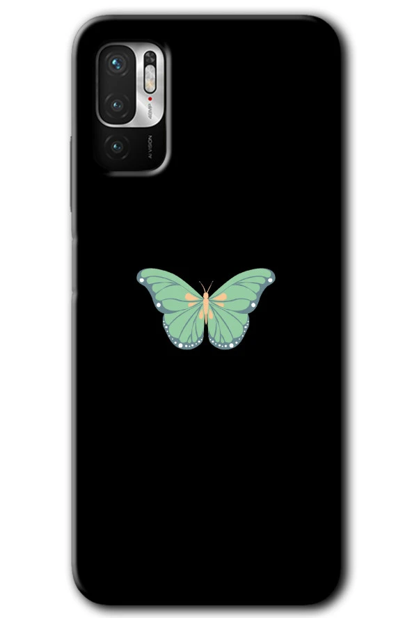 Redmi Note 10 5G Kılıf HD Desen Baskılı Arka Kapak - Butterfly Tree