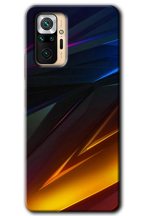 Redmi Note 10 Pro Kılıf HD Desen Baskılı Arka Kapak - Stranger Lines