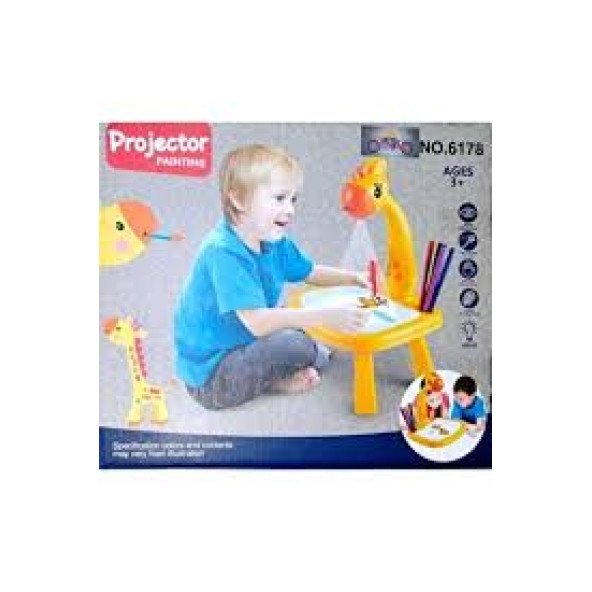 Projektör Çizim Masası,çocuk Çizim Boyama Masası