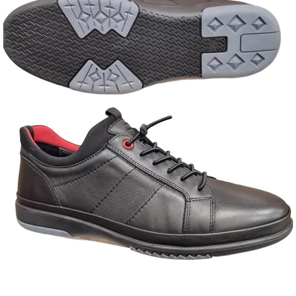 KOMCERO 4Y0568 ORTOPEDİK YUMUŞAK DERİ ERKEK AYAKKABI - Resim 9