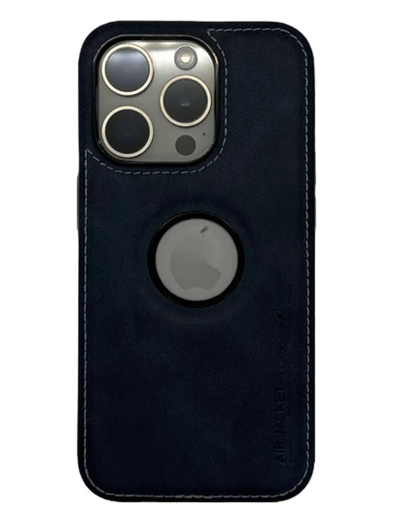 Hole Leather Case Lacivert iPhone 11