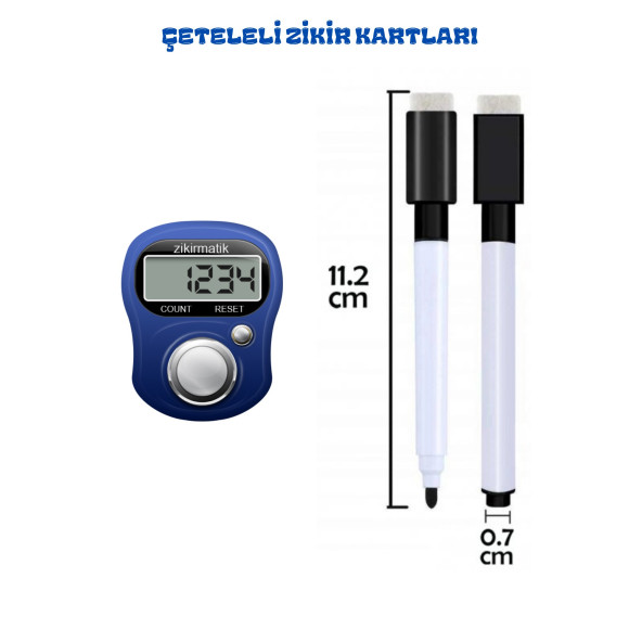 Zikir Ezber Kartları (Zikirmatik Seti) - 5