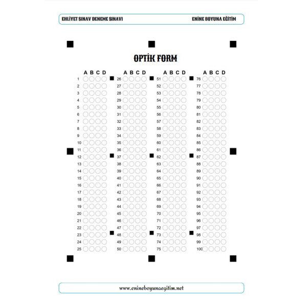 Ehliyet Sınavında Çıkacak Sorular Süper Ötesi Eğitim Seti - 4