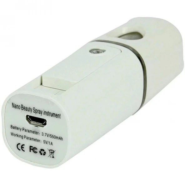 Mini El Nano Buhar Püskürtücü Yüz Nemlendirici Cilt Bakımı Araç İçi Koku Yayıcı - 7