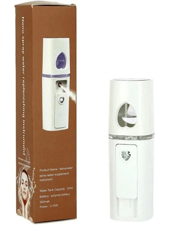 Mini El Nano Buhar Püskürtücü Yüz Nemlendirici Cilt Bakımı Araç İçi Koku Yayıcı - 8