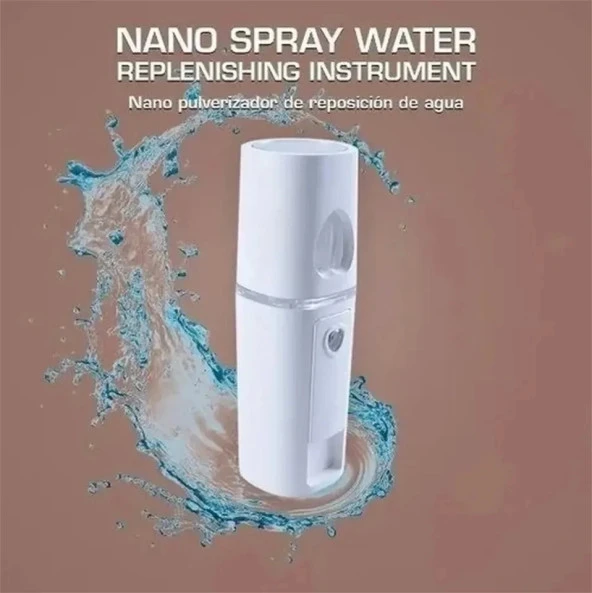Mini El Nano Buhar Püskürtücü Yüz Nemlendirici Cilt Bakımı Araç İçi Koku Yayıcı - 9