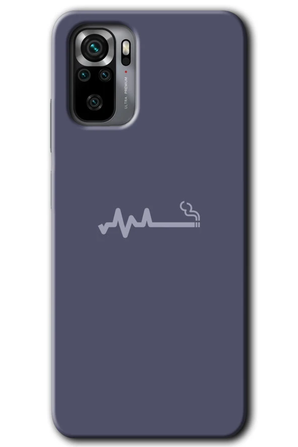 Redmi Note 10s Kılıf HD Desen Baskılı Arka Kapak - Sigara Zararlıdır