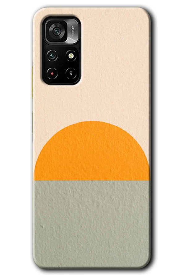 Redmi Note 11T Kılıf HD Desen Baskılı Arka Kapak - Color Wall