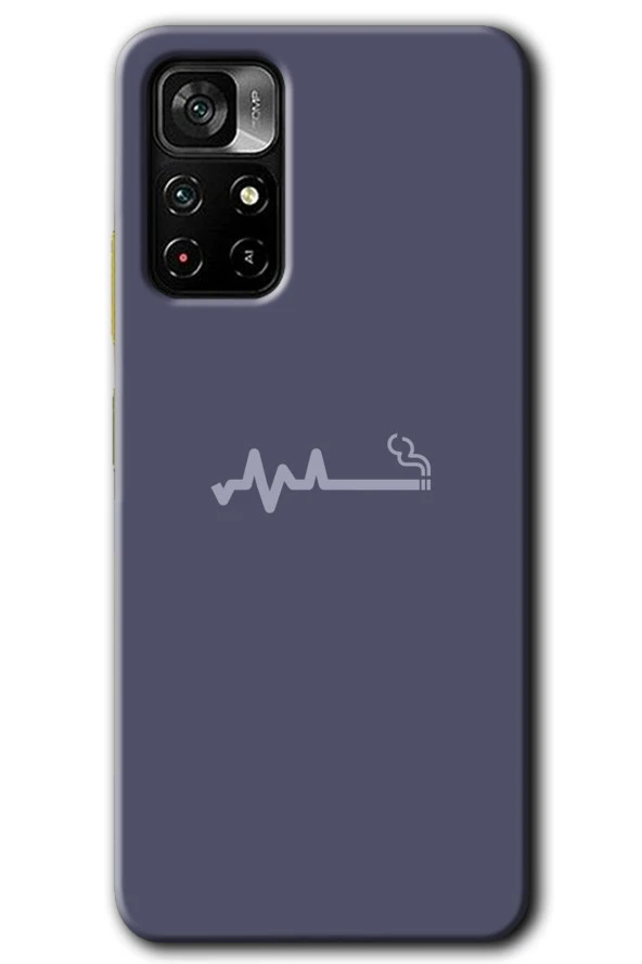 Redmi Note 11T Kılıf HD Desen Baskılı Arka Kapak - Sigara Zararlıdır