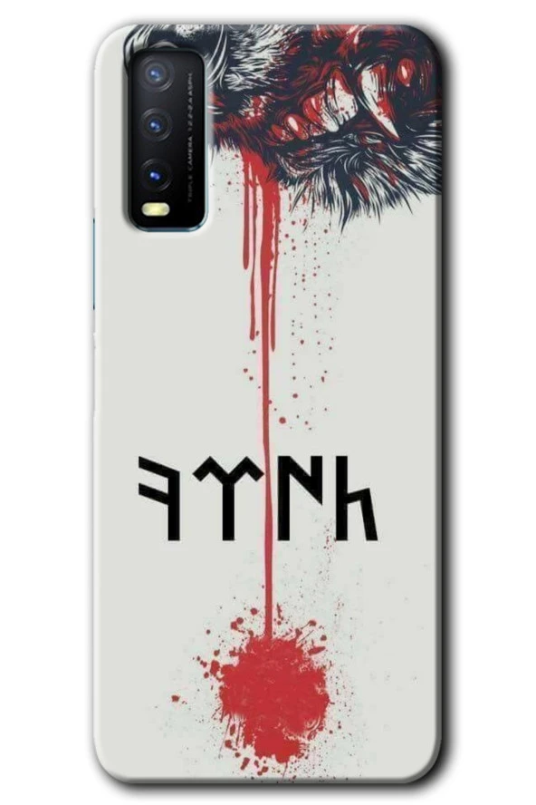 Vivo Y20 Kılıf HD Desen Baskılı Arka Kapak - Kan Uykusu