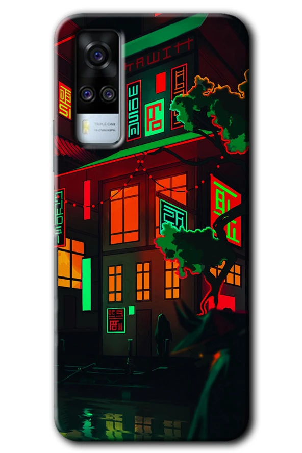 Vivo Y51a Kılıf HD Desen Baskılı Arka Kapak - China Street
