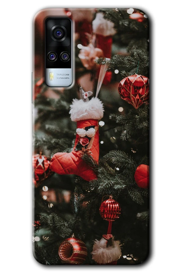 Vivo Y51a Kılıf HD Desen Baskılı Arka Kapak - Happy New Year