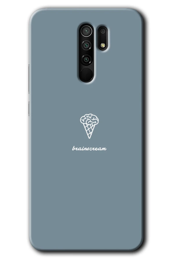 Redmi 9 Kılıf HD Desen Baskılı Arka Kapak - Beyin Gıdası