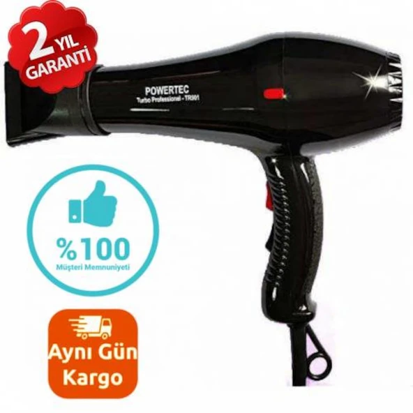 Powertec TR 601 Profesyonel Saç Kurutma Fön Makinesi - 2