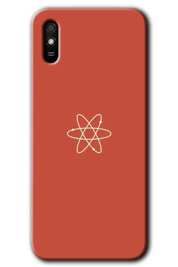 Redmi 9A Kılıf HD Desen Baskılı Arka Kapak - Atom