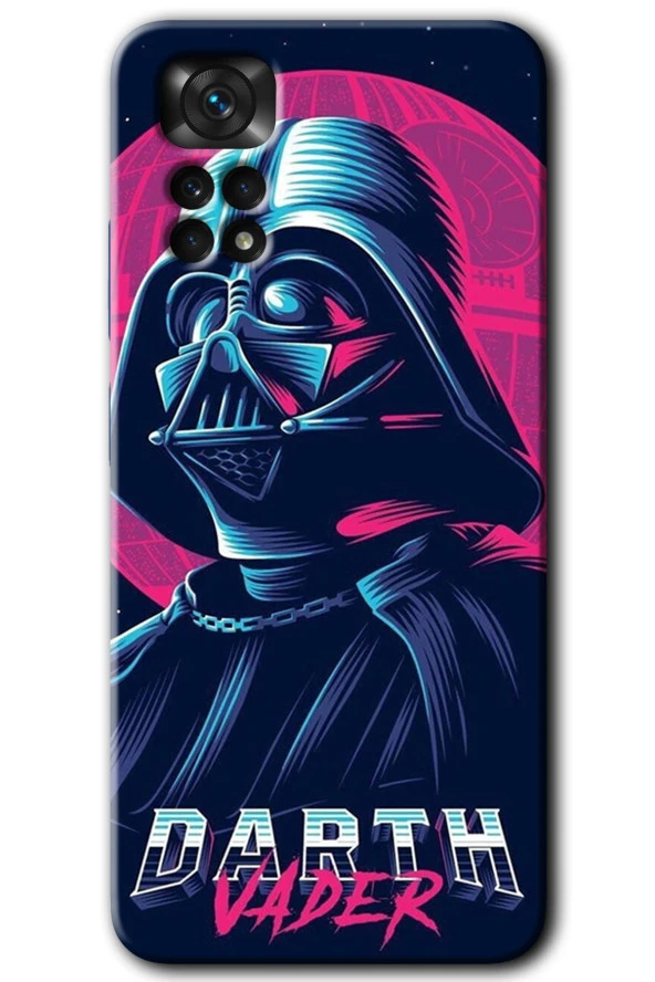 Redmi Note 11 5G Global Kılıf HD Desen Baskılı Arka Kapak - Darth Vader
