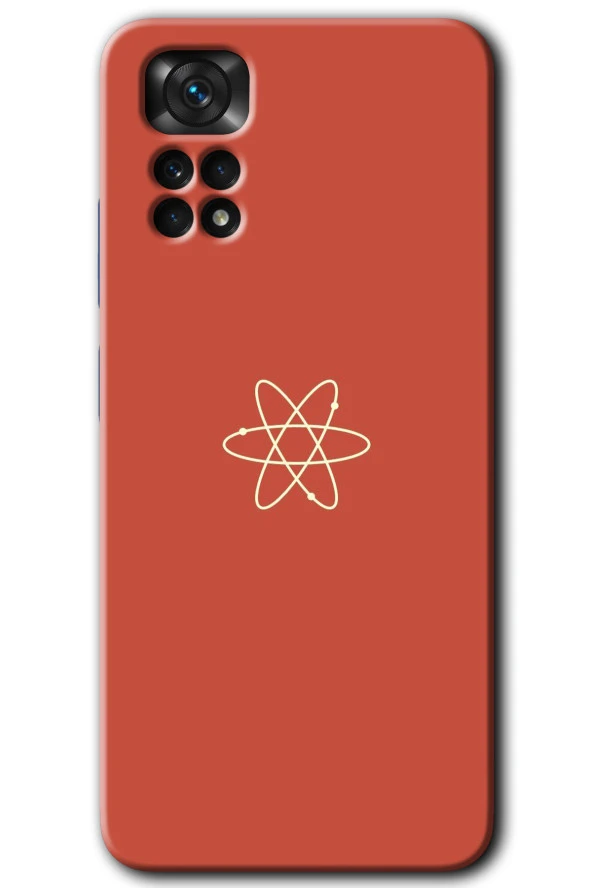 Redmi Note 11 Pro 5G Kılıf HD Desen Baskılı Arka Kapak - Atom