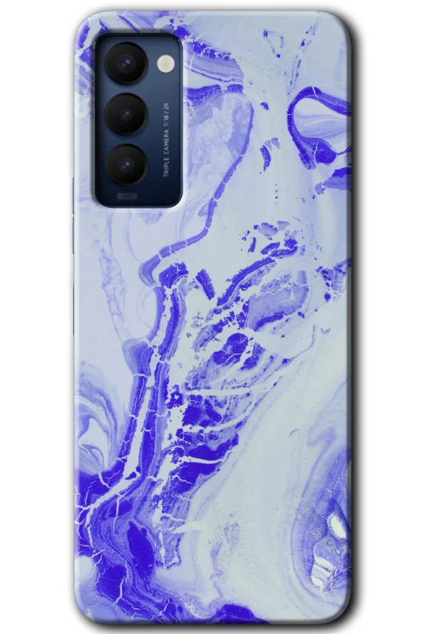 Tecno Camon 18 Kılıf HD Desen Baskılı Arka Kapak - Cranny Liquid Wall