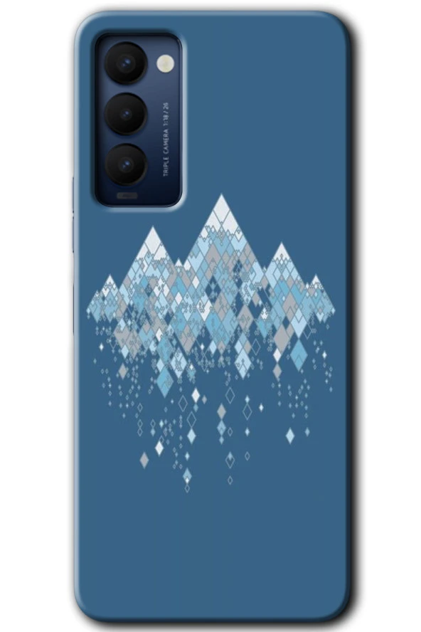 Tecno Camon 18 Kılıf HD Desen Baskılı Arka Kapak - İceberg