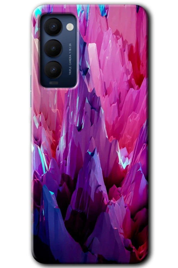 Tecno Camon 18P Kılıf HD Desen Baskılı Arka Kapak - Abstraction Sharp