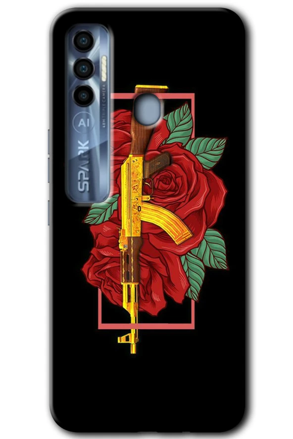 Tecno Spark 7 Pro Kılıf HD Desen Baskılı Arka Kapak - Bedel