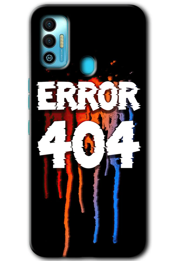 Tecno Spark 7T Kılıf HD Desen Baskılı Arka Kapak - 404 Error