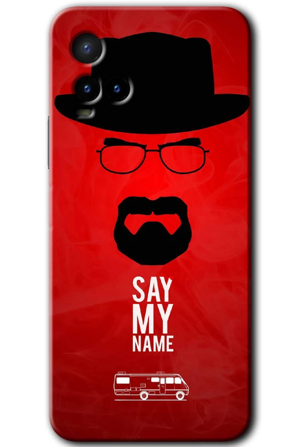 Vivo Y21 Kılıf HD Desen Baskılı Arka Kapak - Say My Name