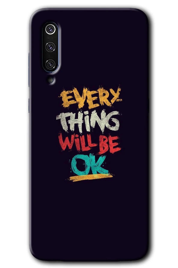 Xiaomi Mi 9 Kılıf HD Desen Baskılı Arka Kapak - Everything